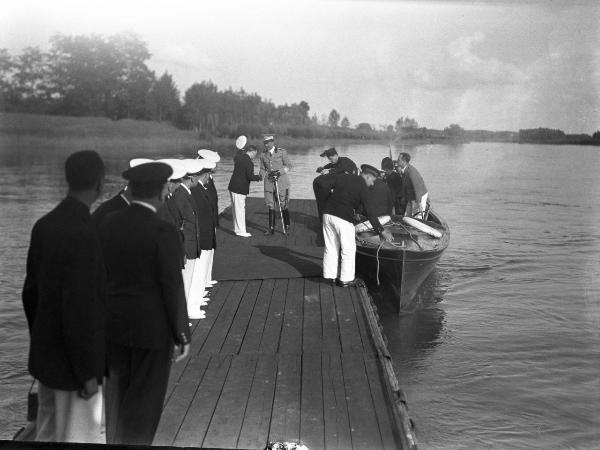 Pavia - Ticino - regata universitaria Pavia Pisa - visita principe Umberto II di Savoia