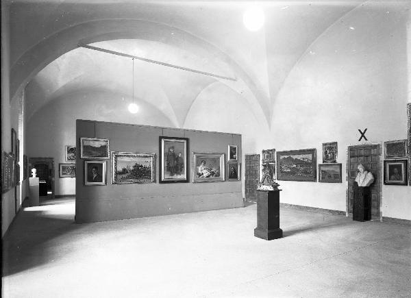 Pavia - Castello Visconteo - mostra Tranquillo Cremona - sale espositive