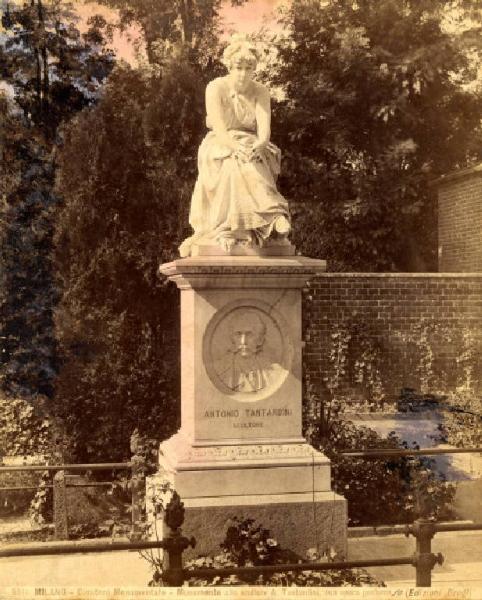 Scultura - Monumento sepolcrale - Monumento Tantardini - Antonio Tantardini - Milano - Cimitero Monumentale