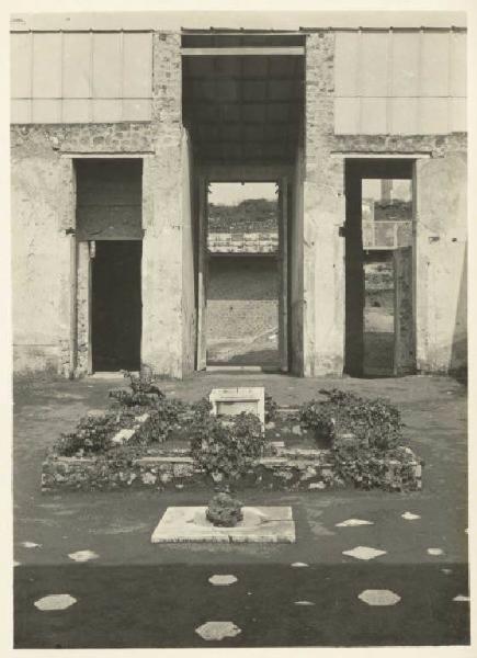 Sito archeologico - Pompei - Casa di Loreius Tiburtinus - Atrio