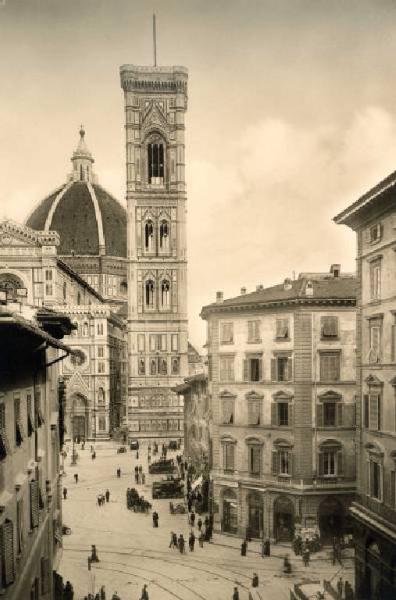 Firenze - Cattedrale di S. Maria del Fiore e campanile di Giotto