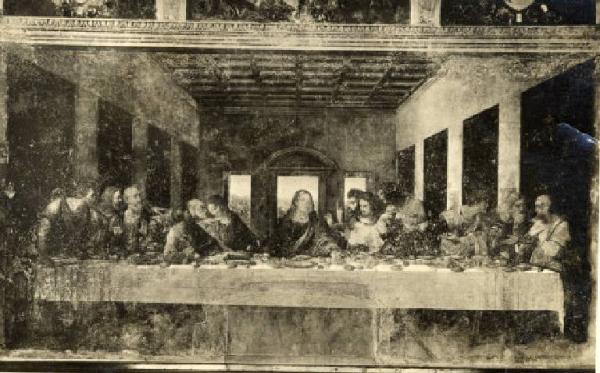 Dipinto murale - Cenacolo - Leonardo da Vinci - Milano - S. Maria delle Grazie