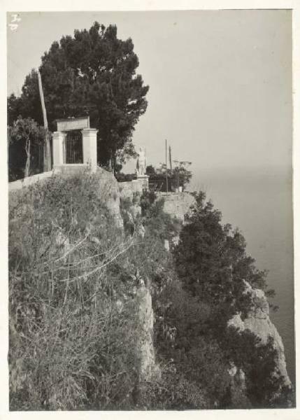 Anacapri - Strada verso Capri - Balconata sul mare