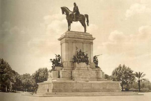 Monumento celebrativo - Monumento a Giuseppe Garibaldi - Emilio Gallori - Roma - Colle del Gianicolo