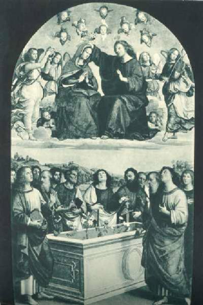 Dipinto - Incoronazione della Madonna - Raffaello Sanzio - Città del Vaticano - Pinacoteca Vaticana