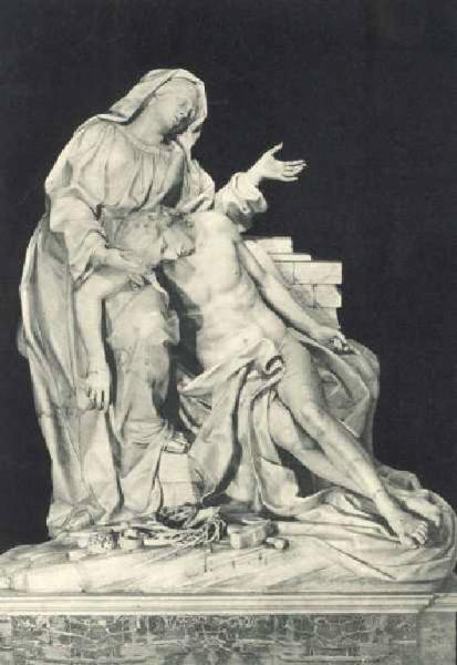 Scultura - La Pietà - Antonio Montauti - Roma - Basilica di S. Giovanni in Laterano