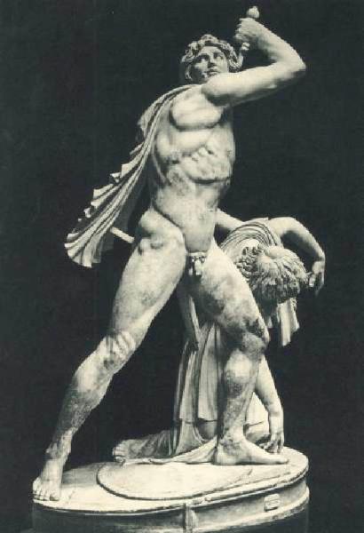 Scultura - Gallo suicida con la moglie - Roma - Palazzo Altemps - Museo Nazionale Romano - Collezione Ludovisi
