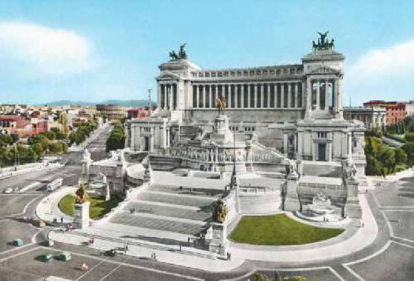 Roma - Piazza Venezia - Monumento a Vittorio Emanuele II o Vittoriano