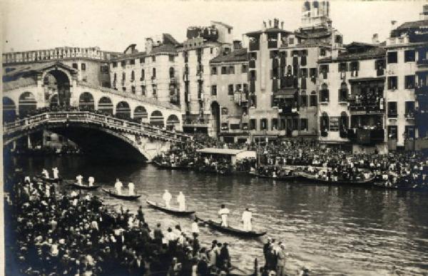 Venezia - Canal Grande - Regata storica - Corteo