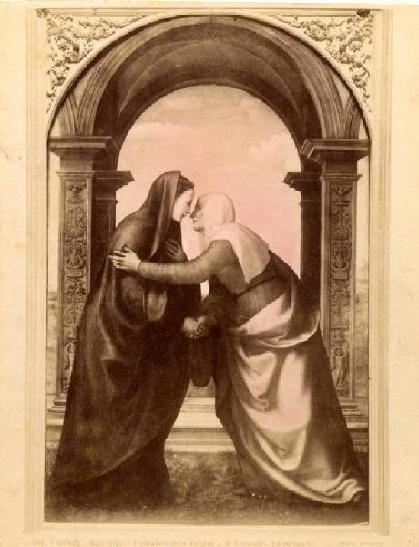 Dipinto - Visitazione della Madonna a Santa Elisabetta - Mariotto Albertinelli - Firenze - Galleria degli Uffizi
