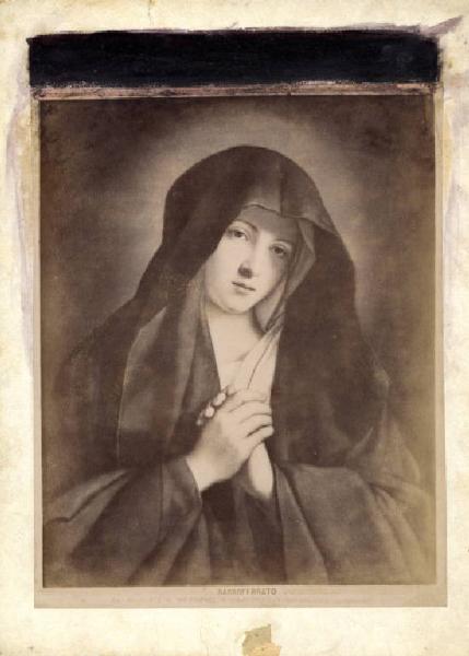 Dipinto - Vergine Addolorata - Sassoferrato - Firenze - Galleria degli Uffizi