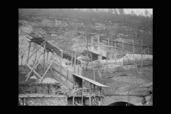 Società Elettrica Cisalpina - Lago Salarno - Cantiere