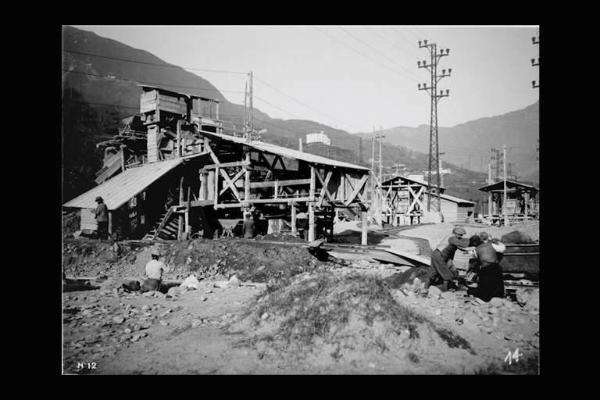 Società Elettrica Cisalpina - Valle Camonica - Cantiere - Operai al lavoro