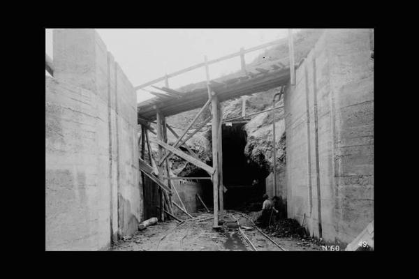 Società Elettrica Cisalpina - Canale Cedegolo Esine - Cantiere - Opere di canalizzazione