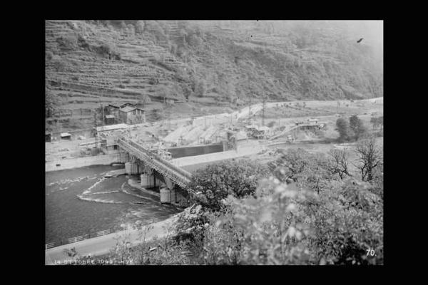 Società Elettrica Cisalpina - Valle Camonica - Cantiere - Ponte