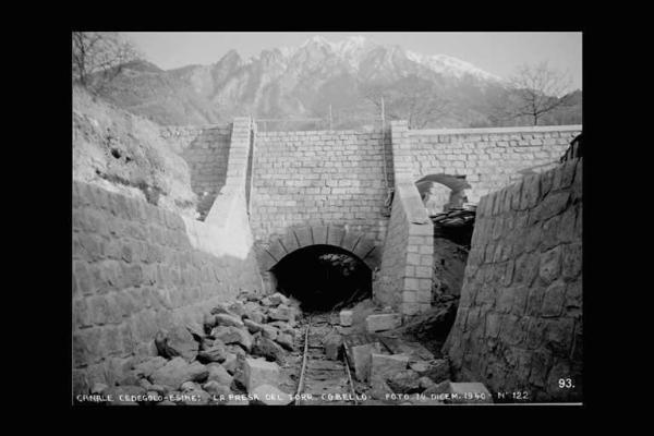 Società Elettrica Cisalpina - Canale Cedegolo Esine - Presa del torrente Cobello