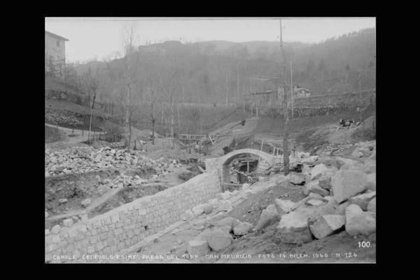 Società Elettrica Cisalpina - Canale Cedegolo Esine - Presa del torrente San Maurizio