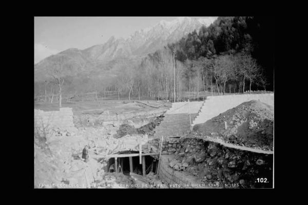 Società Elettrica Cisalpina - Canale Cedegolo Esine - Presa del torrente Re