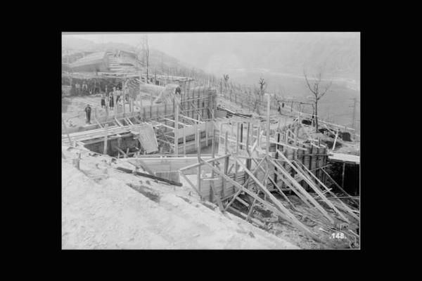 Società Elettrica Cisalpina - Cividate Camuno - Centrale idroelettrica - Cantiere - Bacino di carico