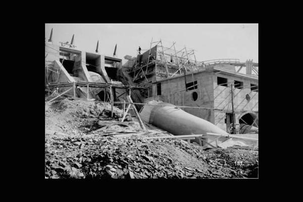 Società Elettrica Cisalpina - Cividate Camuno - Centrale idroelettrica - Cantiere - Vasca di carico