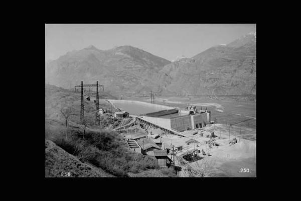 Società Elettrica Cisalpina - Cividate Camuno - Centrale idroelettrica - Cantiere - Bacino di carico