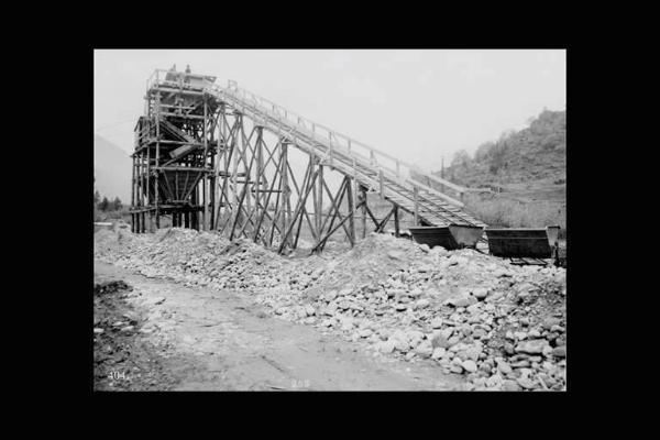 Società Edison - Piancogno - Cantiere - Silos e piano inclinato