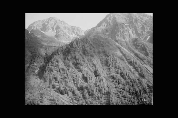 Val Malga - Veduta della valle e del monte Baitone