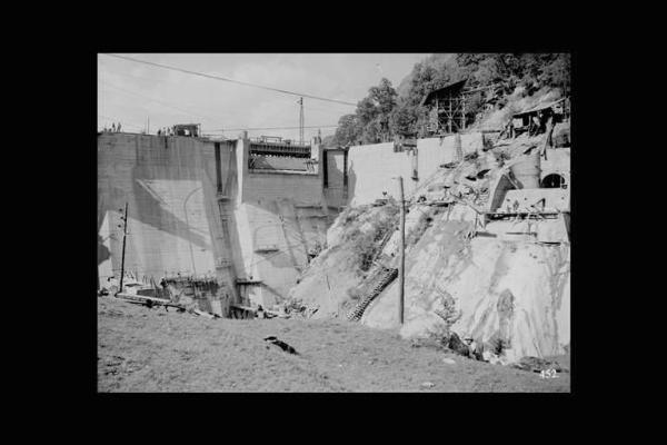 Società Edison - Torrente Poglia - Diga - Cantiere