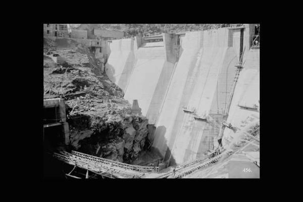 Società Edison - Torrente Poglia - Diga - Cantiere