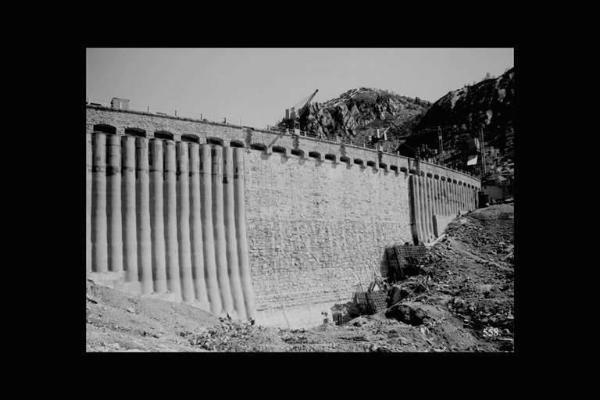 Società Edison - Valle Camonica - Cantiere - Diga in costruzione