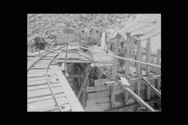 Società Edison - Lago Pantano d'Avio - Diga - Cantiere