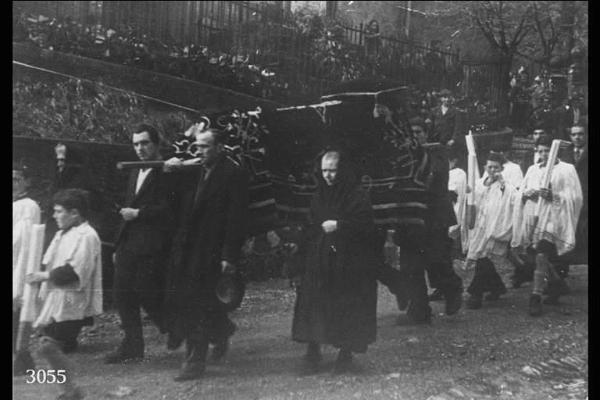 Funerale di Geromina Manzoni. Fraz. Campo di Strozza.