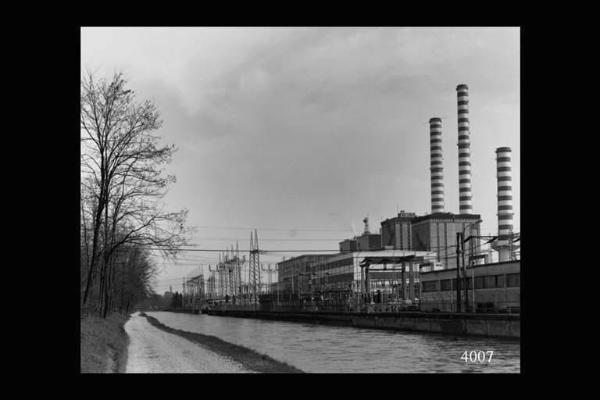 Centrale sul fiume Ticino.