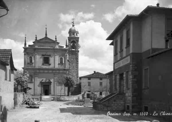 Ossimo - Chiesa dei Ss. Gervasio e Protasio e scuola materna