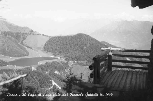 Borno - Lago di Lova visto dal roccolo Guidetti