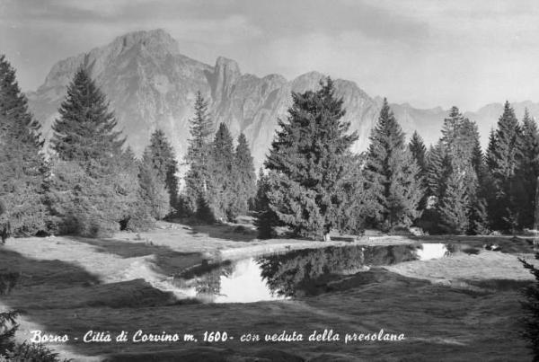 Borno - Massiccio della Presolana e lago di montagna