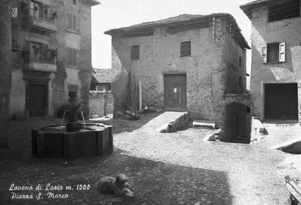 Lozio - Località Laveno - Piazza S. Marco