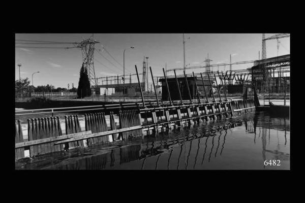 Naviglio Grande. Diga di regolazione centrale di Turbigo.