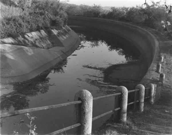 Canale Villoresi in secca.