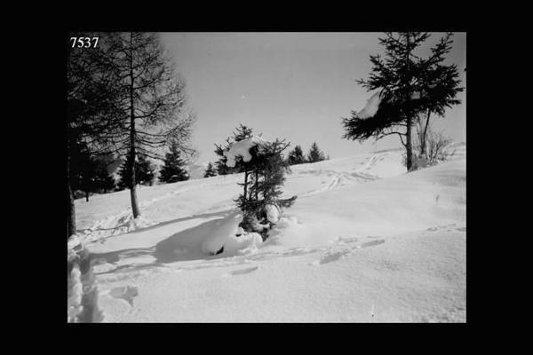 Cantoniera della Presolana - Paesaggio con neve