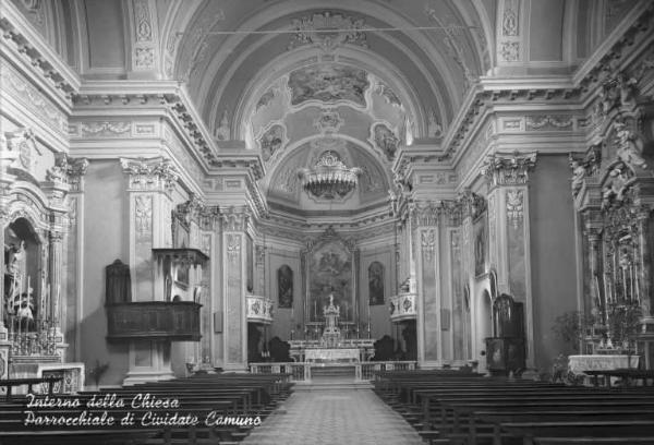 Cividate Camuno - Chiesa parrocchiale di S. Maria Assunta - Interno