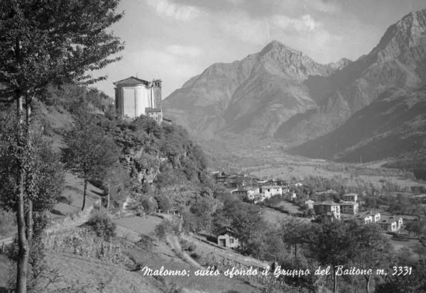 Malonno - Panorama con il corno Baitone