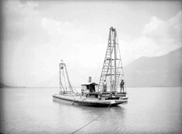 Lago d'Iseo (?) - Piroscafo