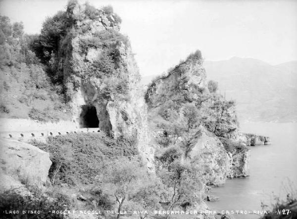 Castro - Lago d'Iseo - Strada per Riva e orrido o "bogn"