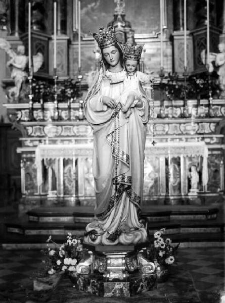 Scultura - Madonna con Bambino - Schilpario - Chiesa di S. Antonio da Padova