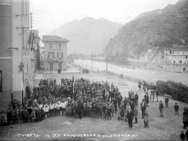 Cividate Camuno - Manifestazione fascista - XII Anniversario per la Vittoria