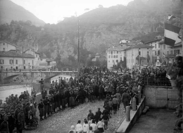 Cividate Camuno - Manifestazione fascista - XIV Anniversario per la Vittoria