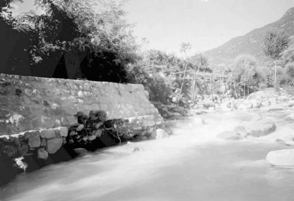 Val Grigna - Torrente Grigna - Trattto Esine-Bienno - Opera di arginatura