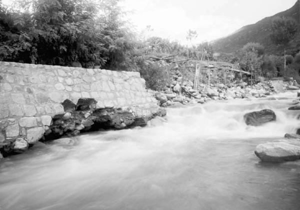 Val Grigna - Torrente Grigna - Trattto Esine-Bienno - Opera di arginatura