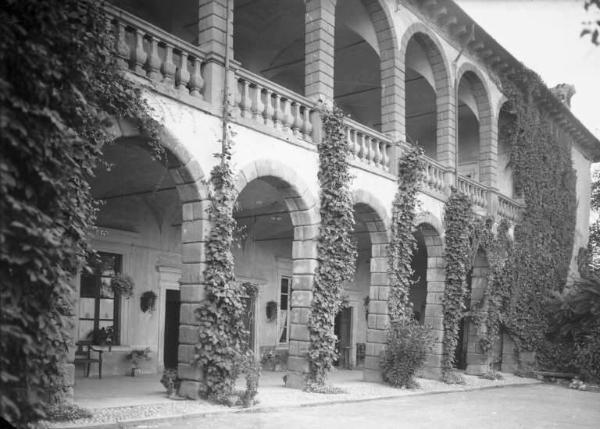 Palazzolo sull'Oglio - Località San Pancrazio - Palazzo Vezzoli - Porticato